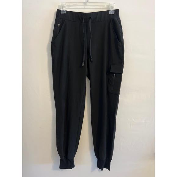 AS Revival Trailblazer Cargo Joggers Silky Viscose Black Sz Medium - Picture 2 of 4